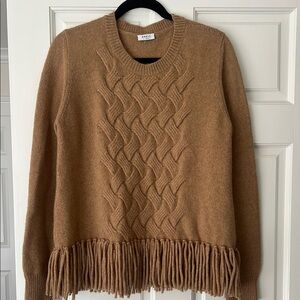Akris Punto Tan Cable Knit Sweater